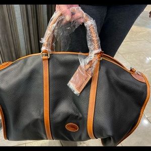 NWT Dooney & Bourke Leather Gym Bag